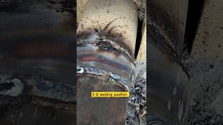 5G welding position Round pipe 😱 weldinglover weldingworld 💡ytshorts shotsfeed shorts 💯 [upl. by Haon]