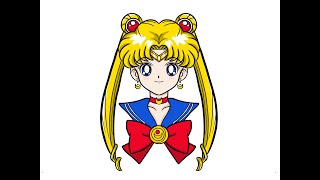 How to Draw SAILOR MOON [upl. by Nipahc]