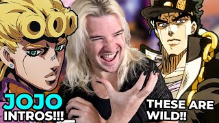 DIFFERENT VARIENTS  REACTION  JOJOS BIZARRE ADVENTURE  ALL OPENINGS [upl. by Wadsworth]