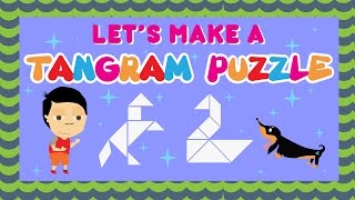 Play Tangram Puzzles with Dylan and Lazer  Activities for Kids [upl. by Leamhsi115]