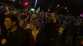 Wrigley Field RIOTS Chicago wins game 7 World Series 2016 [upl. by Neelyad]