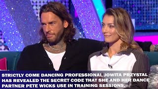 Strictly Come Dancing Jowita Przystal Reveals Secret Code with Pete Wicks [upl. by Nosloc573]