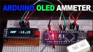 How To Make Ampere Meter With Arduino and OLED [upl. by Dimitris290]