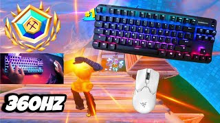 Apex Pro TKL ASMR🤩 Cash Cup 💰 Satisfying Keyboard Fortnite 360 FPS Smooth 4K [upl. by Ramak978]