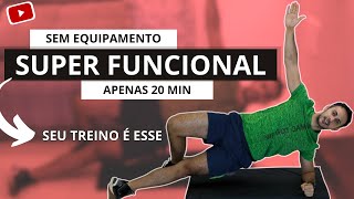 TRANSFORME SEU CORPO com esse CIRCUITO FUNCIONAL EM CASA  Aula funcional para todos os níveis [upl. by Ahl]