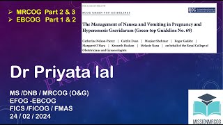 Hyperemesis Gravidarum Greentop Guideline no 69 2024 [upl. by Bernete]