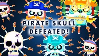 PIRATE SKULL  Knife Hit Pirate Challenges [upl. by Busiek]