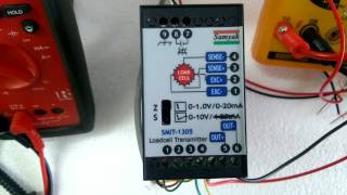 Load cell Amplifier SMIT 1305  Zero Calibration Process [upl. by Woolcott]