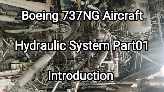 B737 NG Aircraft  Hydraulic System Introduction Part01  Component Location [upl. by Ahsinauq]