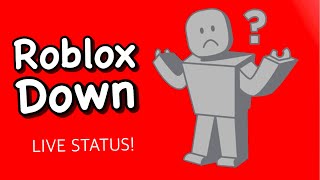 🚨 ROBLOX IS DOWN  NO SERVICE amp GAMES NOT WOKRING Live Status [upl. by Ailisab]