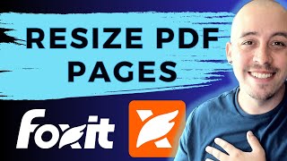 How to resize PDF pages using Foxit PDF Editor [upl. by Notsirb]