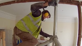 How to Demolish a Solid Plasterboard Wall [upl. by Dahsraf129]