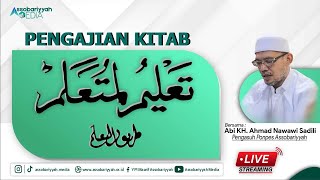 🔴LIVE PENGAJIAN KITAB TALIM MUTAALIM II 08 NOVEMBER 2024 M [upl. by Leonor239]