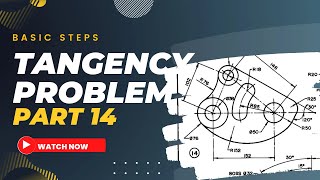 TANGENCY problems in technical drawing  engineering drawing [upl. by Hepza]