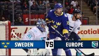 Sweden vs Europe Highlights  World Cup of Hockey 2016  Overtime 25916 [upl. by Fleeman]