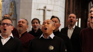 Hark The Herald Angels Sing Pentatonix  North Kingston Choir [upl. by Ardell]