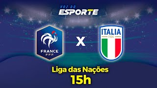 FRANÇA X ITÁLIA  AO VIVO  LIGA DAS NAÇÕES  06092024 [upl. by Sidran248]