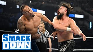 Andrade vs Carmelo Hayes SmackDown highlights July 19 2024 [upl. by Hada]