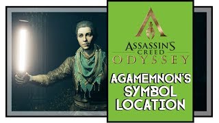 Assassins Creed Odyssey Agamemnons Symbol Location Fate of Atlantis DLC [upl. by Agan]