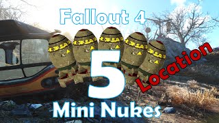 5 Mini Nukes in 1 Place  Fallout 4  Location [upl. by Nodnahs]