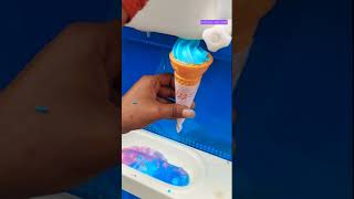 blueberry cone ice cream street food shorts youtubeshorts streetfood foodieabuzar [upl. by Anthia327]