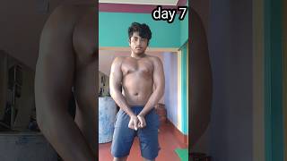 Body recomposition day 7 youtubeshorts bodyrecomposition motivation [upl. by Aitram]