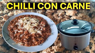 CHILLI CON CARNE 166 GEORGE SLOW COOKER [upl. by Eilegna]