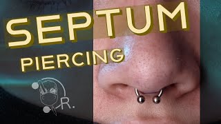 CORRECTING A SEPTUM PIERCING [upl. by Brink]