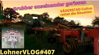 LohnerVLOG407 VÄDERSTAD Cultus ersetzt den Lemken Thorit 8 I Maisstoppel mulchen mit Fendt Xylon [upl. by Oitaroh]