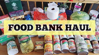 Food Bank Mobile Pantry Haul So Much Free Food BLESSINGS Box  Last Trip to the Food Bank [upl. by Eldwon]