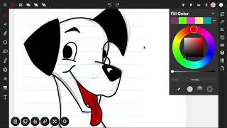 Drawing in the Vector Ink web app [upl. by Nnaylloh]