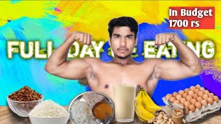 Full Day Of Eating For Beginners in Budget ll 1700 ₹ ma Pura month ka diet ll [upl. by Andreana222]