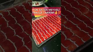 siparişlerine yetişemediğim yok satan meyveli traliçe tarifim [upl. by Cattan]