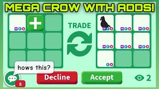 🔥😮‍💨 I DONT REALLY WANT TO TRADE THIS MEGA BUT THEY OFFERED MEGA CROW WITH GOOD MEGA ADDS adoptme [upl. by Durwin]