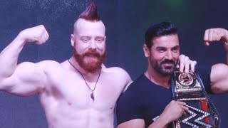 John Abraham amp WWE Star Sheamus PROMOTE Force 2 [upl. by Adnohsad]