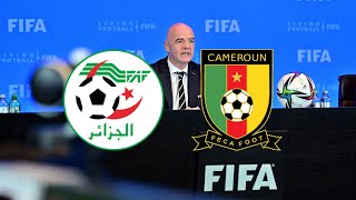 Algérie – Cameroun  la FIFA dévoile la date du match barrage de la coupe du monde 2022 au Qatar [upl. by Bedwell65]