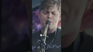 Saxophonist solos over Princes quotKissquot in Nashville [upl. by Sprage]