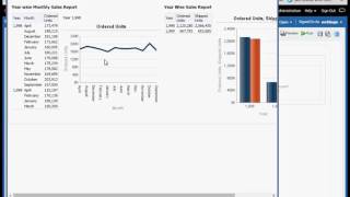 Create a Dashboard in OBIEE  OBIEE  Training [upl. by Danialah]