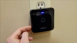 Unboxing Install Review Wireless Doorbell AVANTEK D3B Waterproof Kit Operating 52 Melodies [upl. by Nywg145]