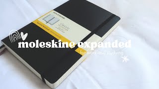 Moleskine Expanded Softcover • A quick review [upl. by Fazeli33]