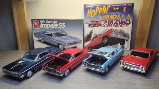 1964 Chevrolet Impala SS model kits in 125 scale [upl. by Hannahs367]