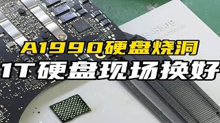 15寸Pro A1990突然不开机，送去官方重置SMC，导致1TB硬盘烧成洞，数据全丢失！ [upl. by Rivard]