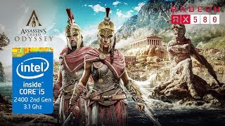 Assassins Creed Odyssey Rx 580  Intel Core I5 2400 [upl. by Tekcirk]