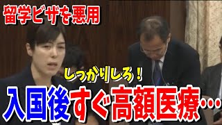 小野田紀美「日本の保険制度が留学生に食いものに！」 [upl. by Luapsemaj207]