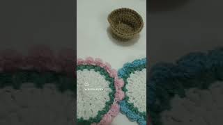 Crochet Coasters crochet handmade [upl. by Clarabelle515]