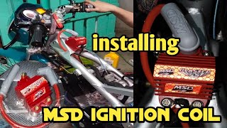 Installing MSD ignition coil Susuki Raider 150 [upl. by Sukramaj]