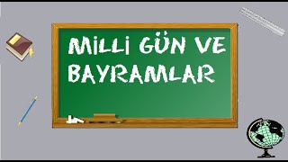 1 Sınıf Hayat Bilgisi Milli Gün ve Bayramlar [upl. by Forsyth751]