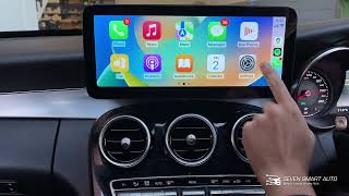 Mercedes CGLC W205 C253 123quot infotainment System CarPlay [upl. by Dragone748]