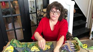 How to Hook Rugs with Deanne Fitzpatrick Part 5 of 5 [upl. by Caroline]