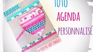 diy rentrée agenda  cahier personnalisé [upl. by Ennayar]